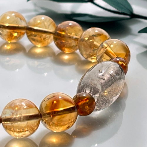 10%off ヒマラヤ ガウリシャンカール産スモーキークォーツ&シトリン