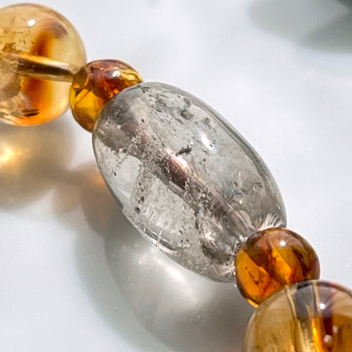 10%off ヒマラヤ ガウリシャンカール産スモーキークォーツ&シトリン