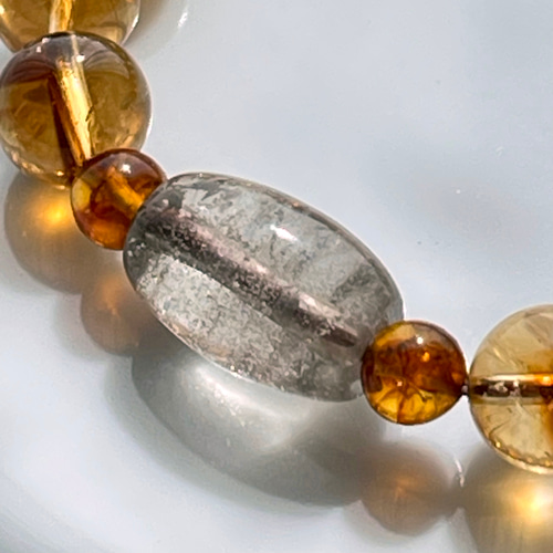 10%off ヒマラヤ ガウリシャンカール産スモーキークォーツ&シトリン