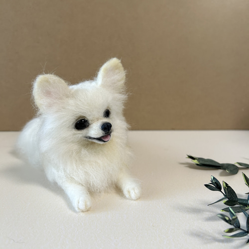 羊毛フェルト リラックスチワワ 送料無料 羊毛フェルト needle