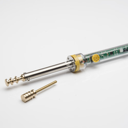 レザークラフト　真鍮製コバ磨きビット　TypeF 3枚目の画像