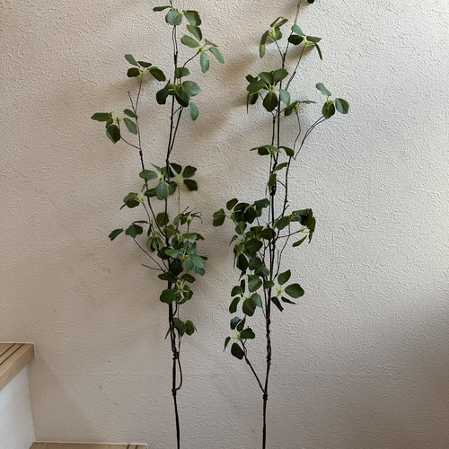 送料込み] ドウダンツツジ N10 フェイクグリーン 2本 115cm 枝 アート