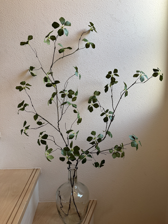 送料込み] ドウダンツツジ N10 フェイクグリーン 2本 115cm 枝 アート