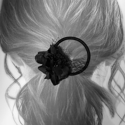 かすみ草 ヘアゴム セット ドライフラワー レジン アクセサリー 入学式