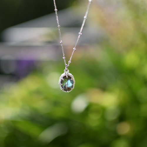 50s サフィリーン（ヴィンテージ サフィレット）シルバーネックレス