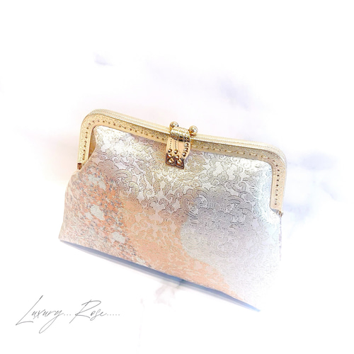 新作1点和洋融合！本佐賀錦上品な地模様煌びやかさ高級帯地バッグ