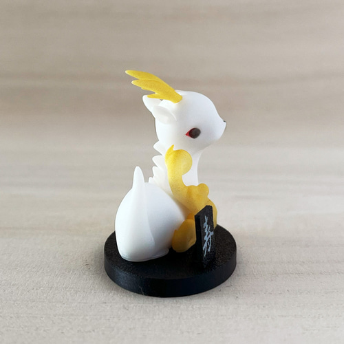 干支の置物 辰年 雲纏う白竜 【干支 辰 竜 龍 かわいい おしゃれ