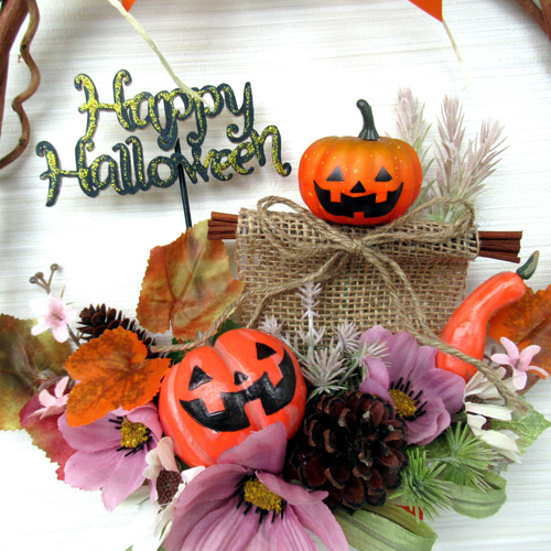 ハロウィンリース❣️あじさい‼️4点セット 楽天市場】ハロウィン リース 61センチ 60532ハロウィーン 秋