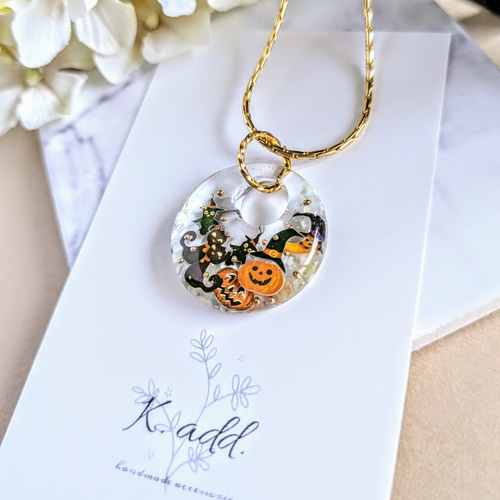 再販】大人も楽しもうハロウィンアクセサリーペンダント ネックレス