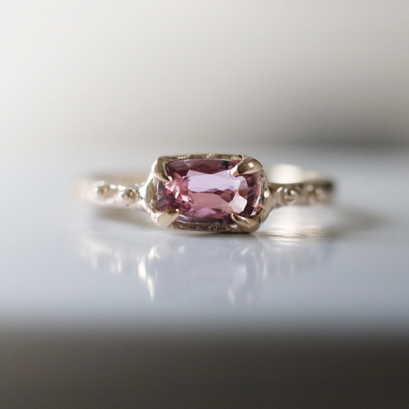 ☆agete ピンクサファイアリング 12号☆ ピンクサファイアのリング 12号 ☆agete ピンクサファイアリング