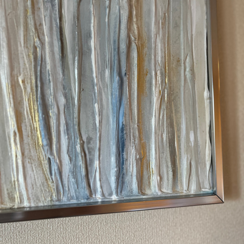 油彩画　Jiri Votruba作　抽象画　白　ホワイト 油彩画 Jiri Votruba作 抽象画 白 ホワイト
