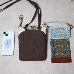 ミルクチョコ・猫耳スマホショルダー 18枚目の画像