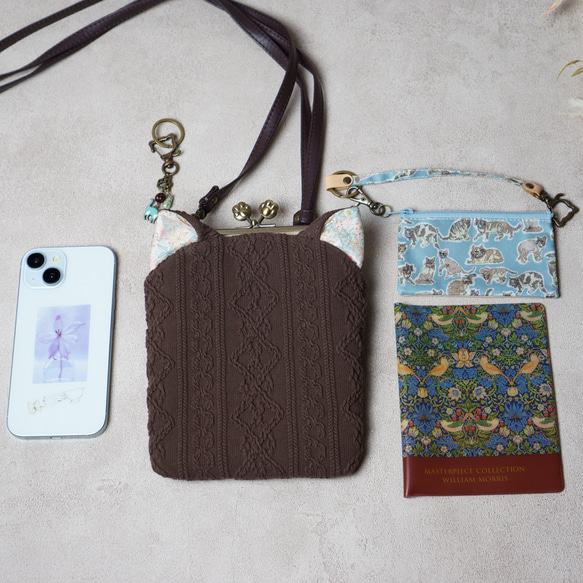 ミルクチョコ・猫耳スマホショルダー 18枚目の画像