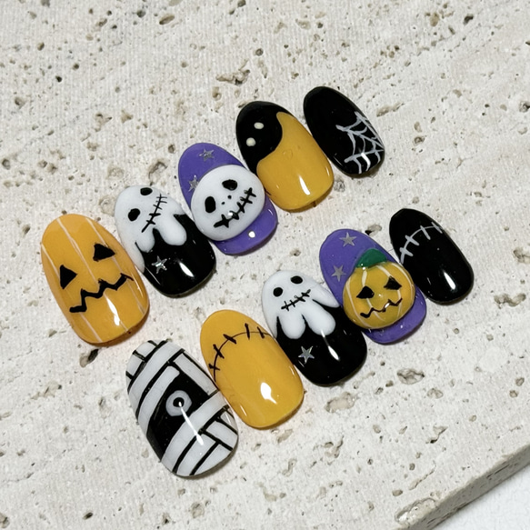 カボチャ*ネイルパーツ*ハロウィン* ネイルパーツ メタルパーツ ハロウィン おばけ かぼちゃ