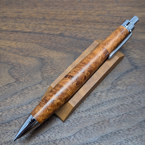 新作】花梨瘤杢 シャープペンシル No.650 ペン・筆記用具 工房