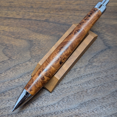新作】花梨瘤杢 シャープペンシル No.650 ペン・筆記用具 工房 TAISHI