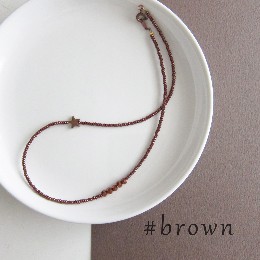 CHERRY BROWN Beads Necklace｜ネックレス｜IDEE SHOP Online