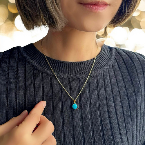 Creema限定Xmas冬ギフト】希少「スリーピングビューティーターコイズ