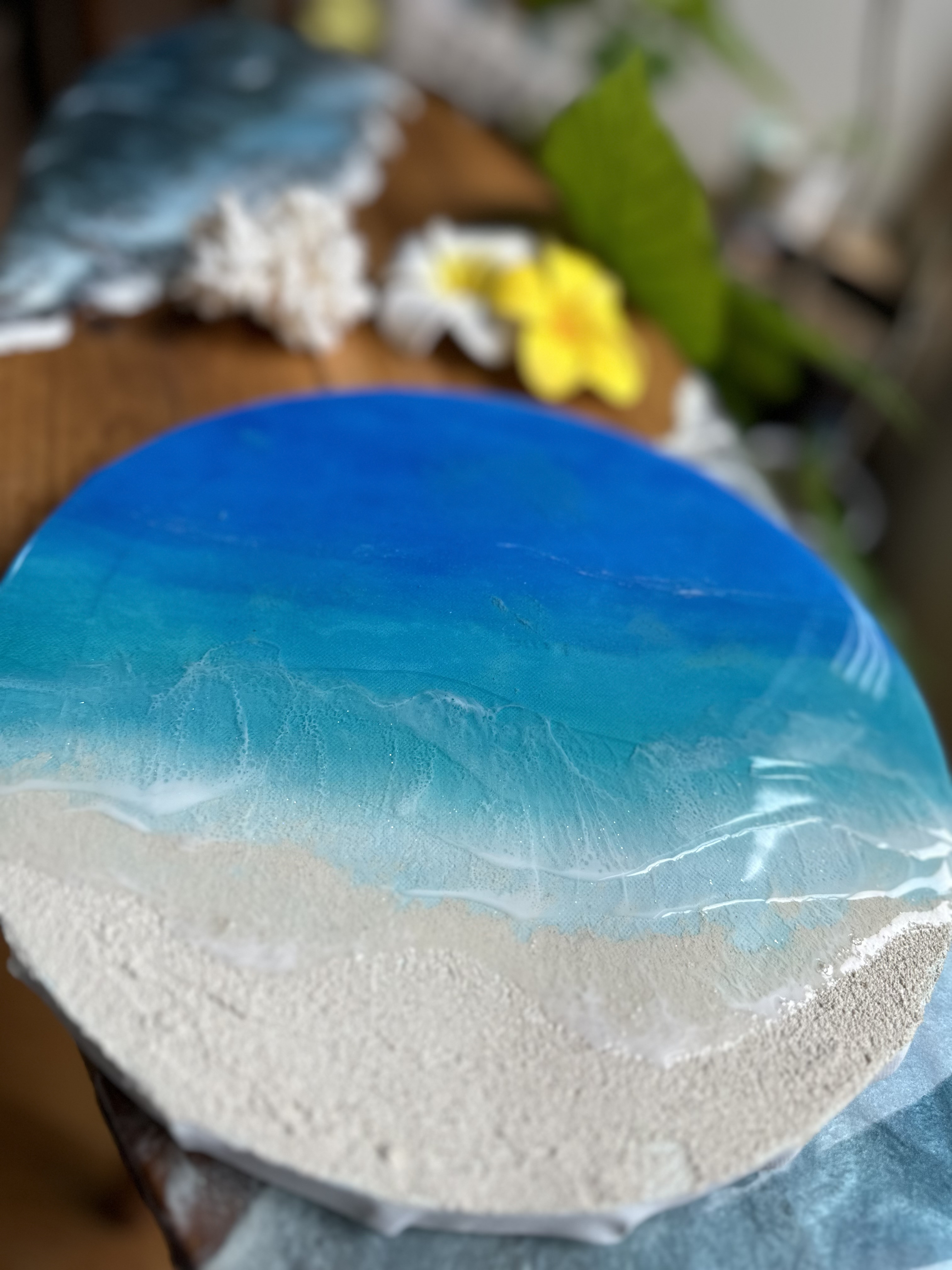 “夏本番！沖縄の海を感じる”オーシャンレジンアート／海レジン