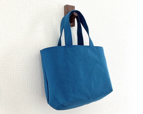 POPPY BLUE RIBBON トートバッグ Photo ROSES Blue tote bag – POPPY