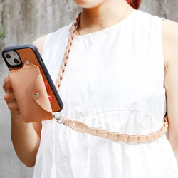 ミナペルホネン　タンバリン　スマホストラップ b8f70433e7de460383db44457da907