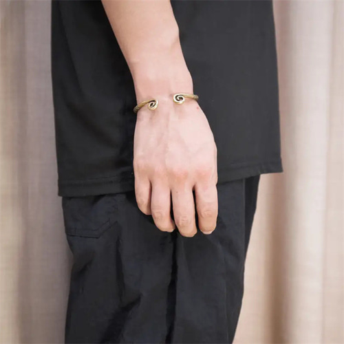 西遊記 孫悟空 ブロンズ 電磁波対策 純銅 ブレスレット バングル 調節