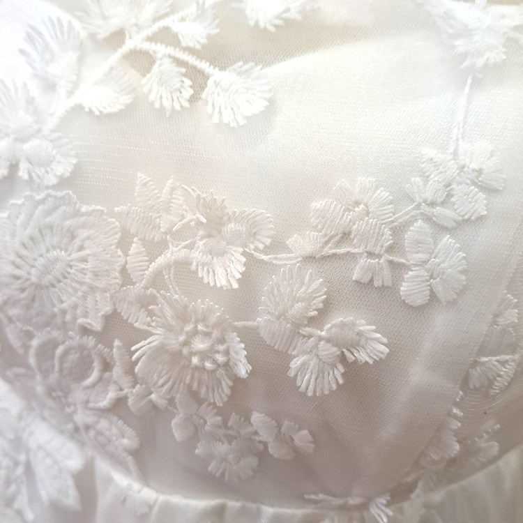 新作 ウェディングドレス  袖あり ハイウエスト リボン付き スレンダー 結婚式 前撮り  gcd_80045