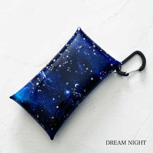 クリアマルチケース｜星空と夜空と天体柄｜小物入れ・小銭入れ｜PVC