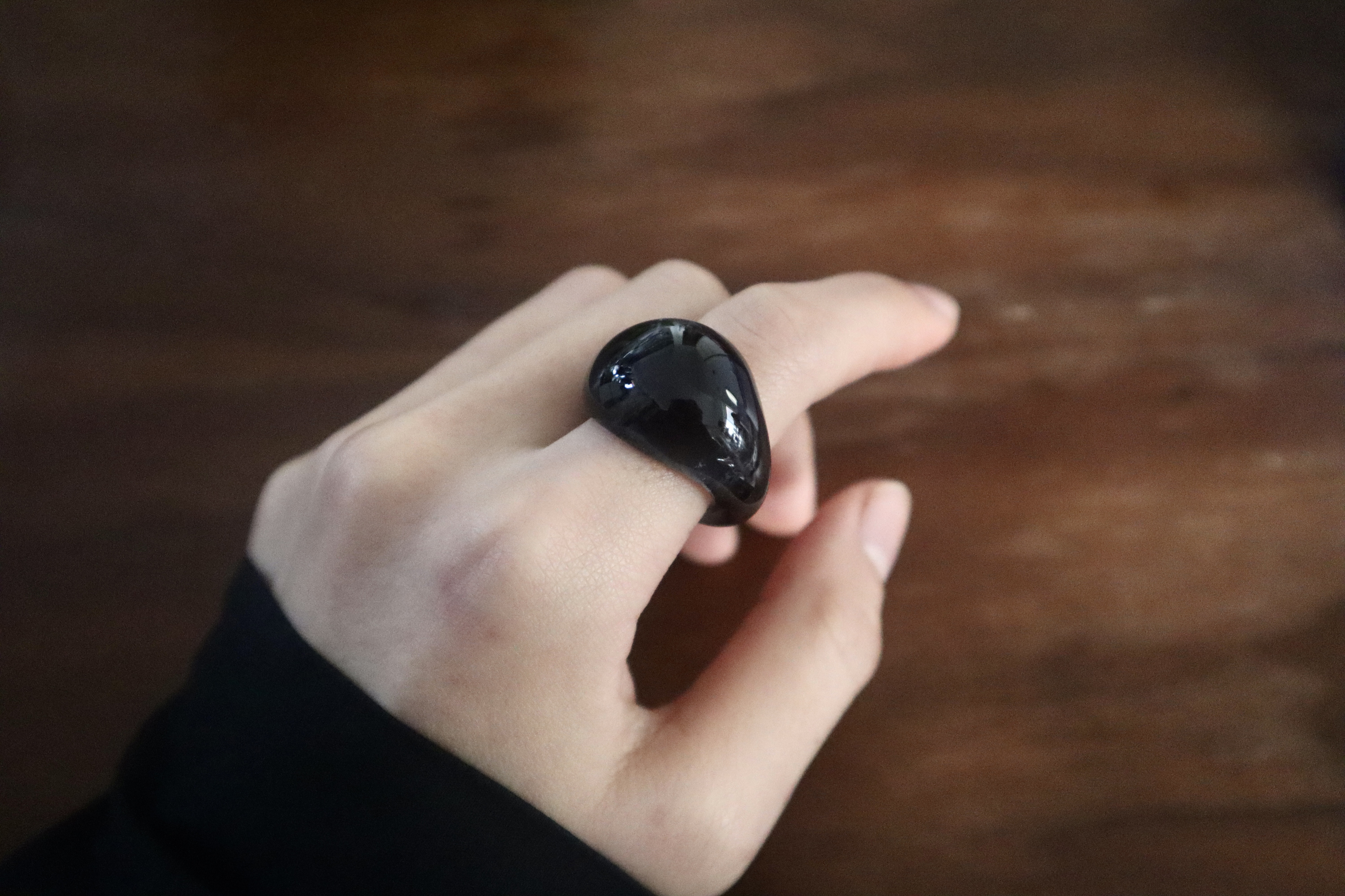 Mame Krogouchi Glass Ring clear 7号 MM22FW-AC320CL-02_dfbb6158-