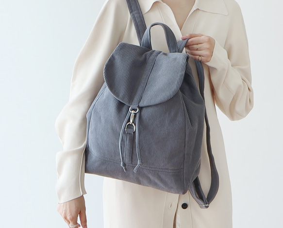 新品　starteam リュック　バックパック　コーデュロイ　新作 Starteam BLACK CORDUROY BACKPACK リュック バックパック