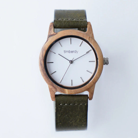 ほし様専用 timberdy オリーブの木 育てる時計38mm✖️2 ほし様