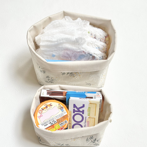 布バスケット 楽天市場】バスケット 布付きメイズバスケット ハーフ 約幅36