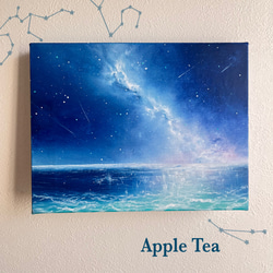 遠い空へ　ハンドメイドパステル画　絵画アート原画 パステルアート 月光飛行 パステル画原画 絵画 T's Arts 通販