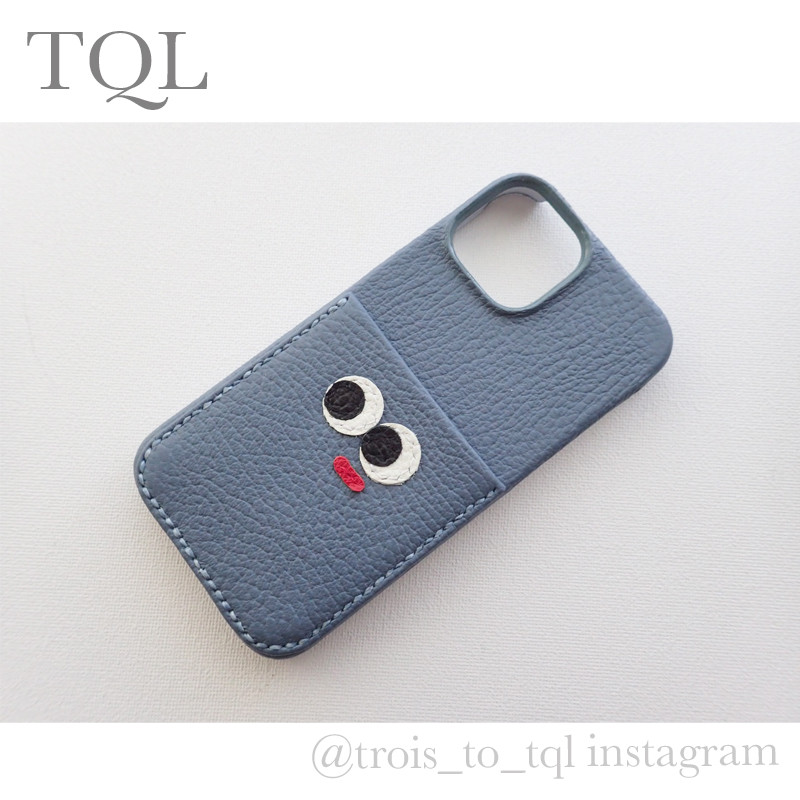 【ほぼ全機種可能】Funny faceポケットケース【TQL】