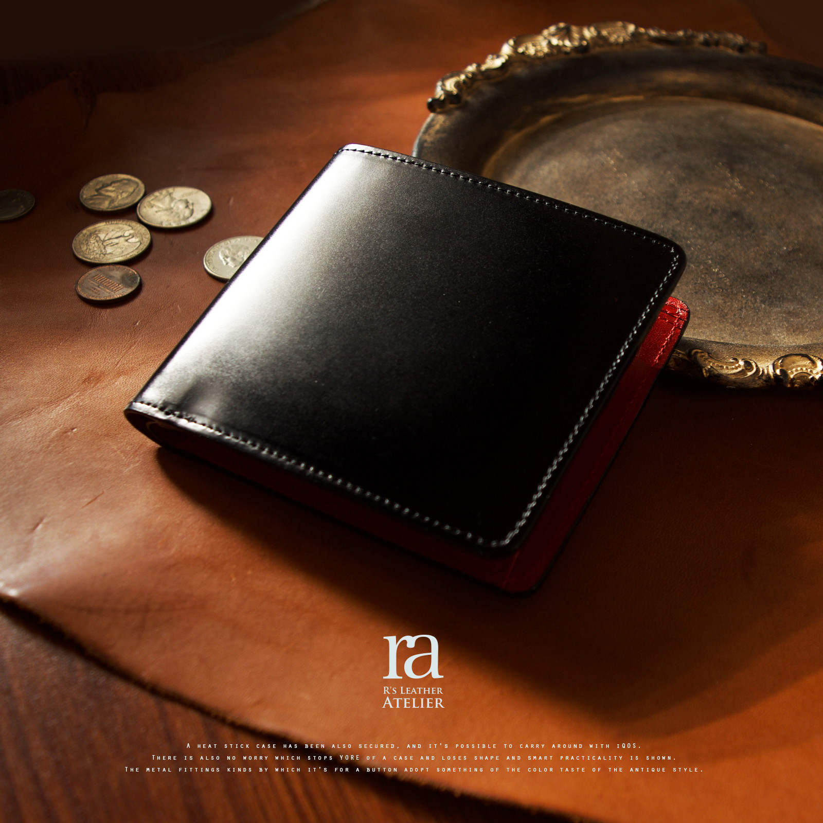 いしさん2様★新品★ドゥベージュ★高級コードバン２つ折り財布★ブラウン茶系 いしさん2様☆新品☆ドゥベージュ☆高級コードバン2つ折り財布