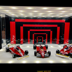 イニシャルD.1/43仕様/86のライト＆フォグ点灯・ディスプレーBOX / LED