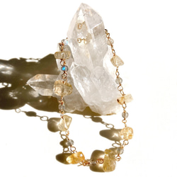 再販♡天然石アメジストとラピスラズリのマンテルブレスレット 10枚目の画像