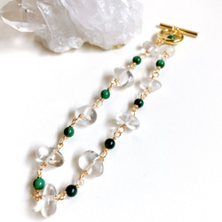 再販♡天然石アメジストとラピスラズリのマンテルブレスレット 9枚目の画像