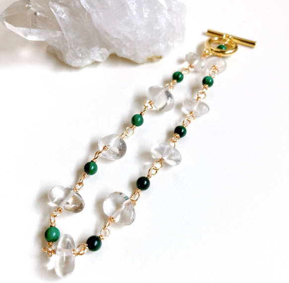 再販♡天然石アメジストとラピスラズリのマンテルブレスレット 9枚目の画像