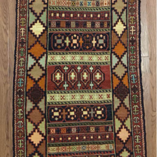 ペルシャ オールドキリム スマック織り (トライバルラグ) No.KP-148