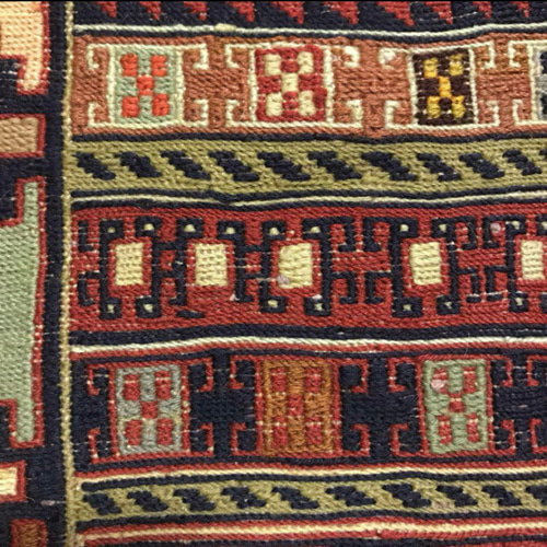 オールドキリムスマックトライバルラグ