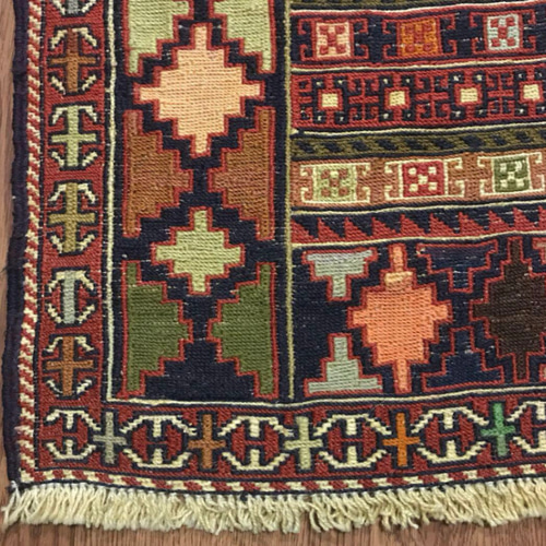 ペルシャ オールドキリム スマック織り (トライバルラグ) No.KP-148