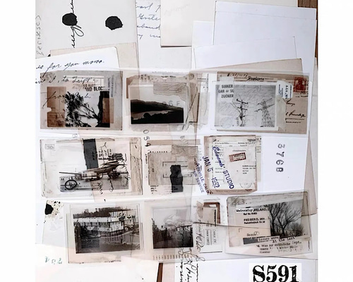 S591コラージュ素材】切売 海外PETテープ 人物 マステ ジャンク