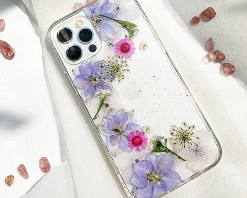 千鳥草 iPhone17e/17ProMax・Xperia10VII・GalaxyS26 押し花