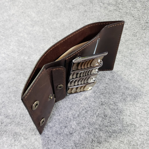 【あなたの麦茶】キャッチャー財布　ハンドメイド　ケース あなたの麦茶】コインキャッチャー財布 ハンドメイド コインケース