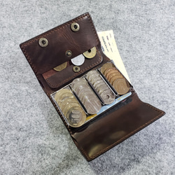 コインキャッチャー・財布[革色・ステッチ色多数有り] その他ミニ財布