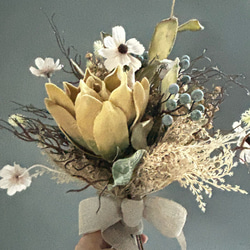 キラキラポインセチアのハーフリース クリスマス 壁飾り インテリア