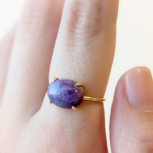 チャロアイト リング 天然石 リング 天然石 指輪 フリーサイズリング 