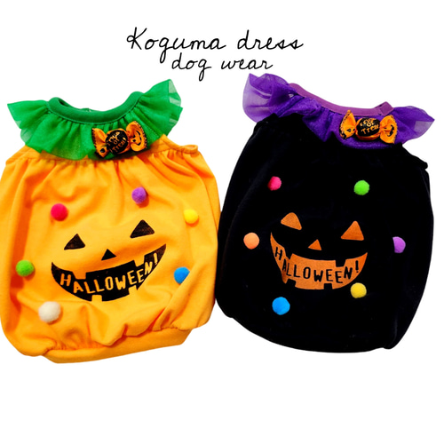 再販×②☆ハロウィンポップワンピース】Koguma dress・犬服