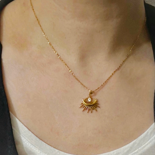 サージカルステンレス スライドボールネックレス リング セット